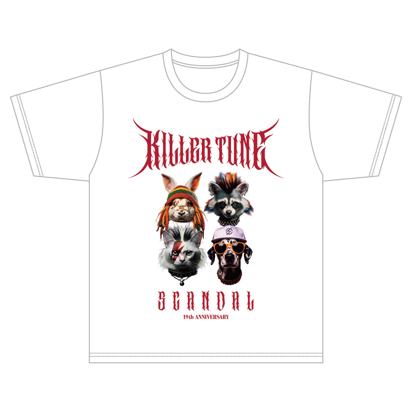 真夏のキラーチューン祭り Tシャツ WHITE | すべての商品 | ROOFTOP