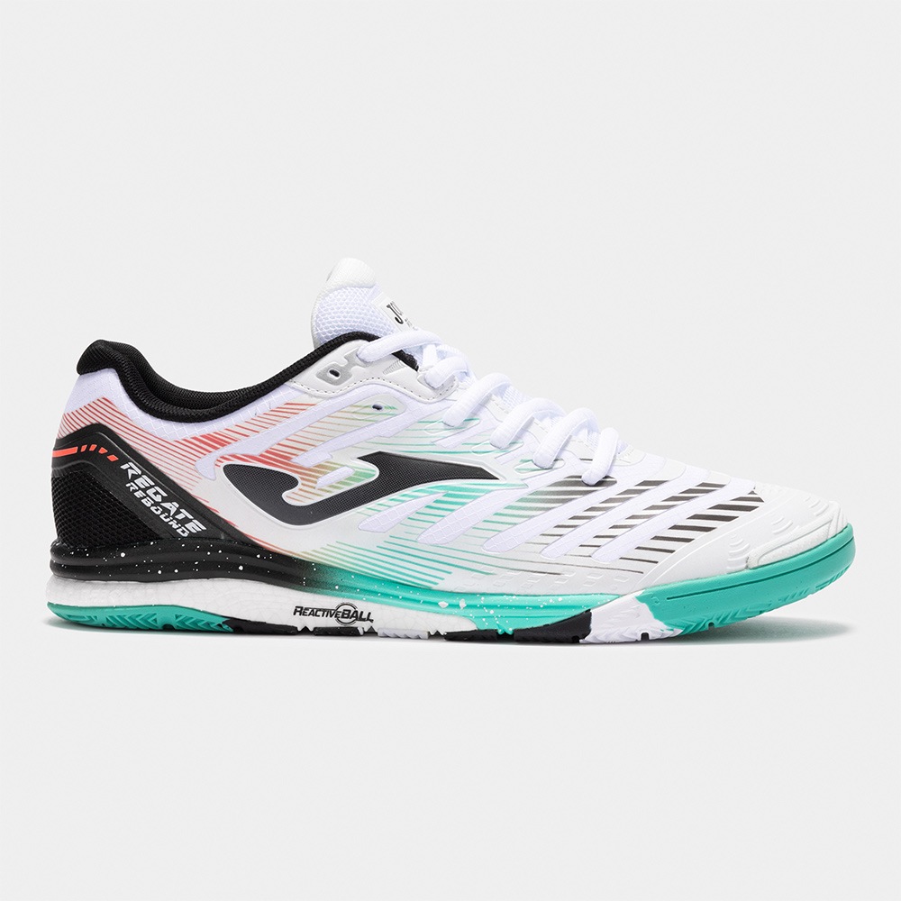 JOMA/ホマ フットサルシューズ REGATE REBOUND 2502 WHITE INDOOR