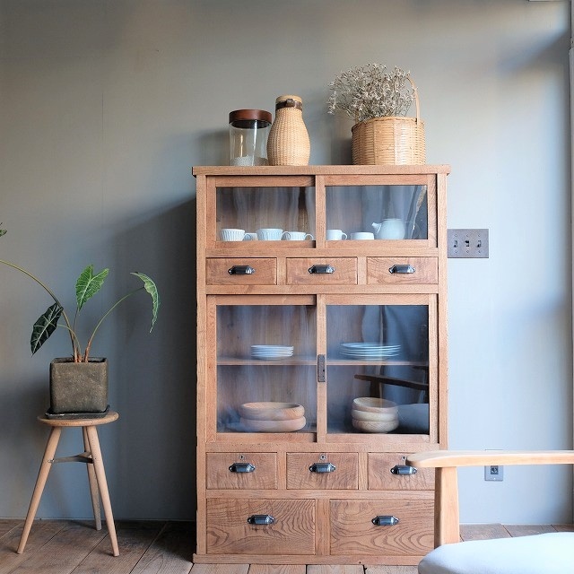 食器棚 水屋｜古家具,棚類｜古家具・アンティーク家具 R-select