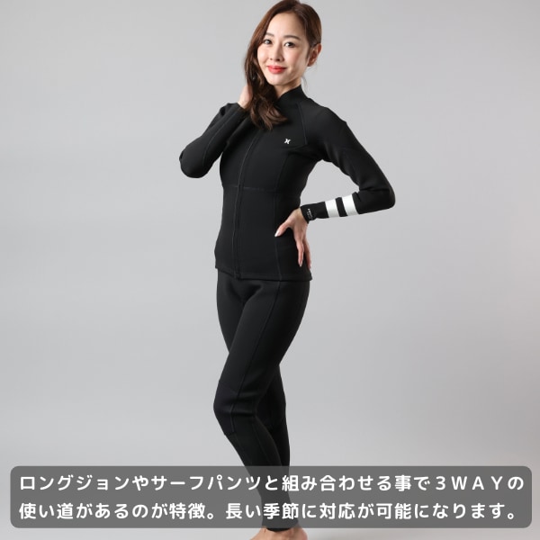 HURLEY ハーレー ADVANTAGE PLUS 2MM ZIP JACKET GZFZJK25 2025年