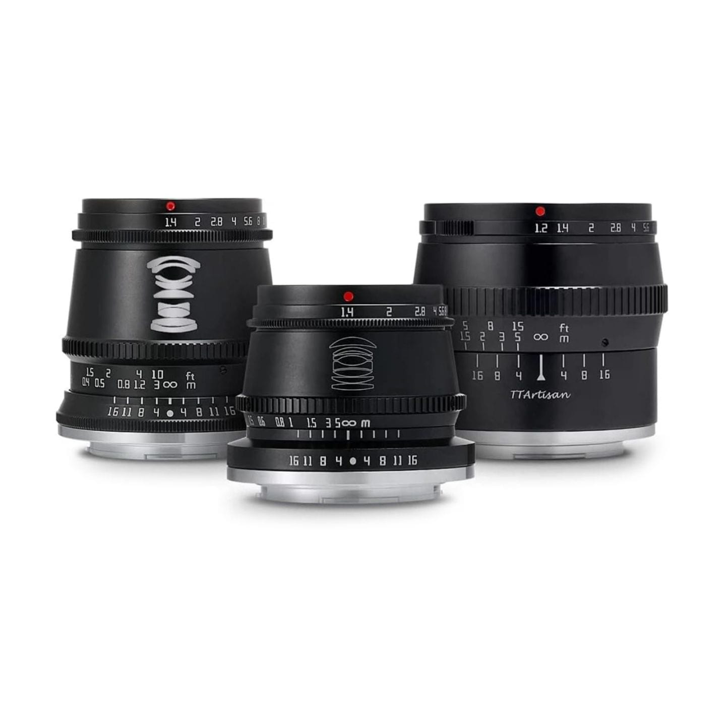 銘匠光学 TTArtisan レンズ3本セット 17mm f/1.4 C ASPH + 35mm f/1.4
