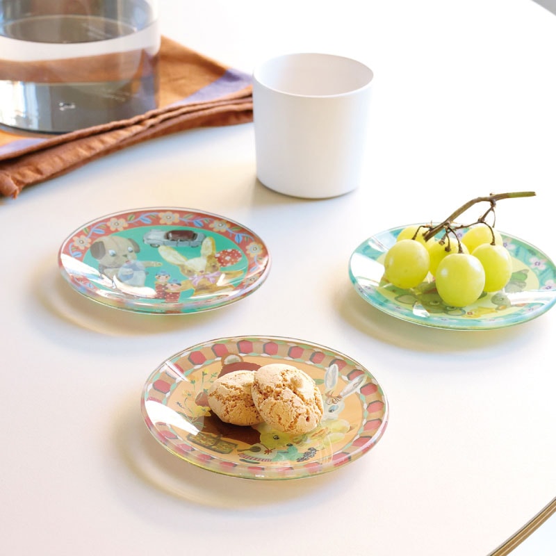 食卓を華やかに♪ Nathalie Lete ナタリーレテ ガラスプレート