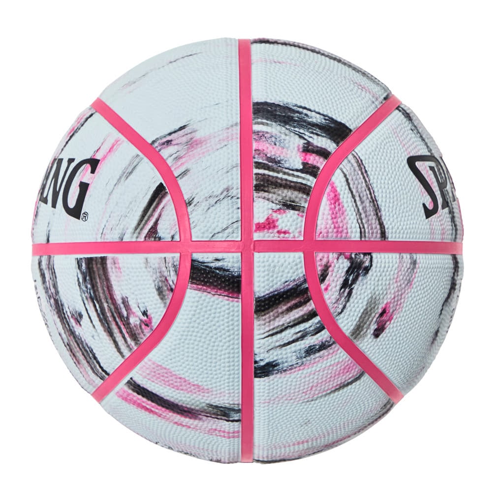 販売店限定】マーブル ピンク×ホワイト 5号球 ラバー 85-118J