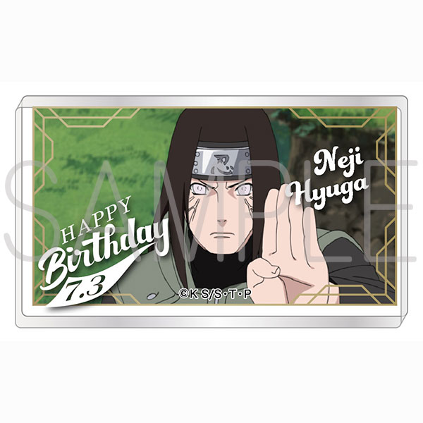 NARUTO-ナルト- 疾風伝 アクリルブロック 日向ネジ Birthday | グッズ