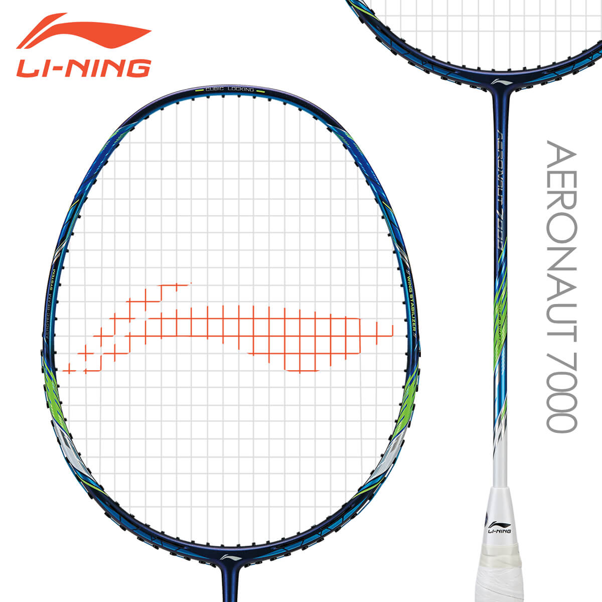 LI-NING AERONAUT 7000(AN7000) 風洞設計 バドミントンラケット
