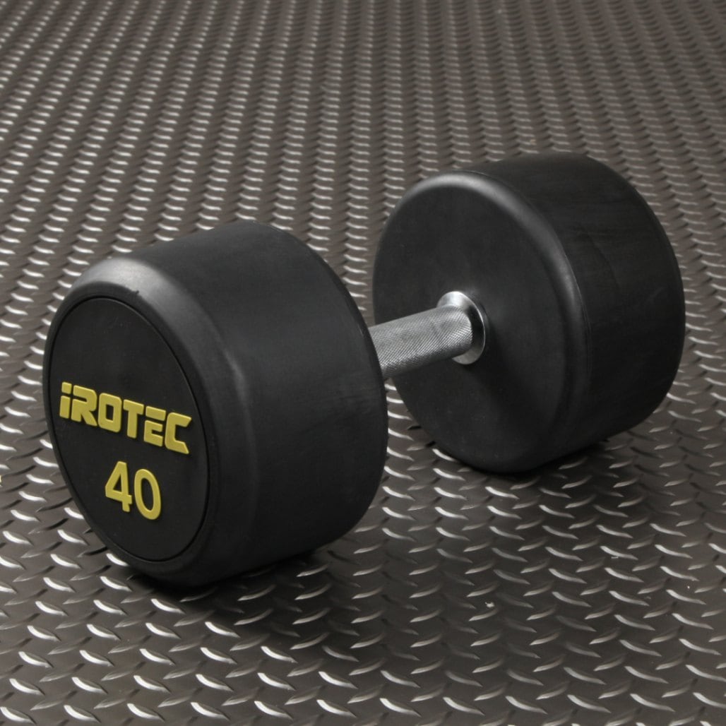 ジムダンベル40kg オールラバータイプ IROTEC (アイロテック)