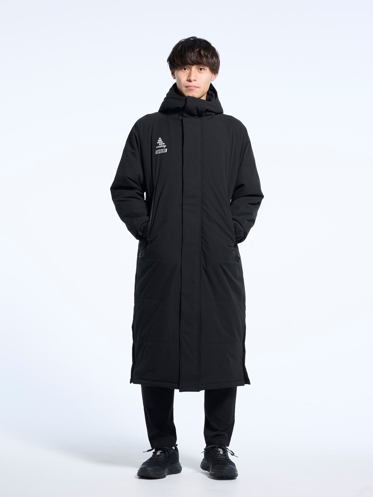 svolme ブラック ベンチコート M 発熱中綿ベンチコート<br>(2カラー) ウェア SVOLME