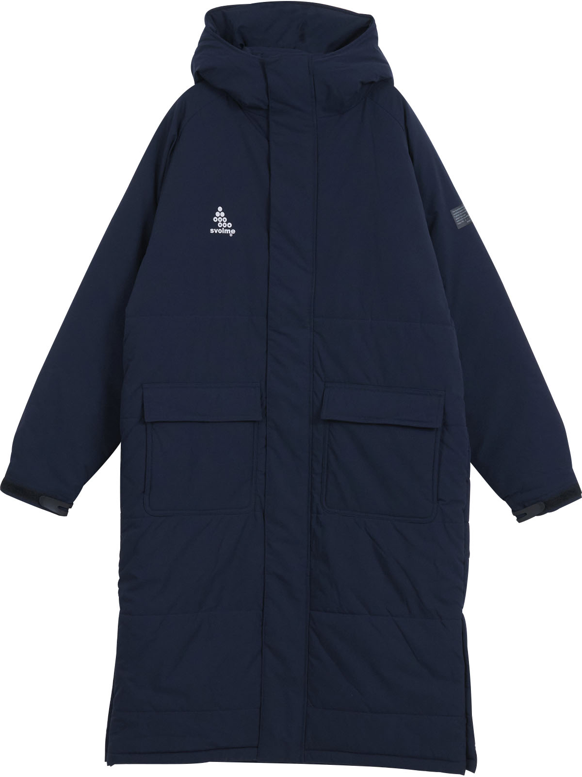 svolme ベンチコート ロング M ダークブルー 発熱中綿ベンチコート<br>(2カラー) ウェア SVOLME