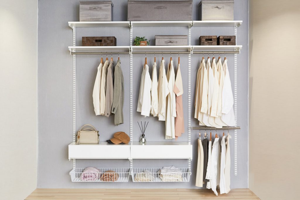 創造する収納空間「Fitrack-フィットラック-」で無駄のない壁掛け収納