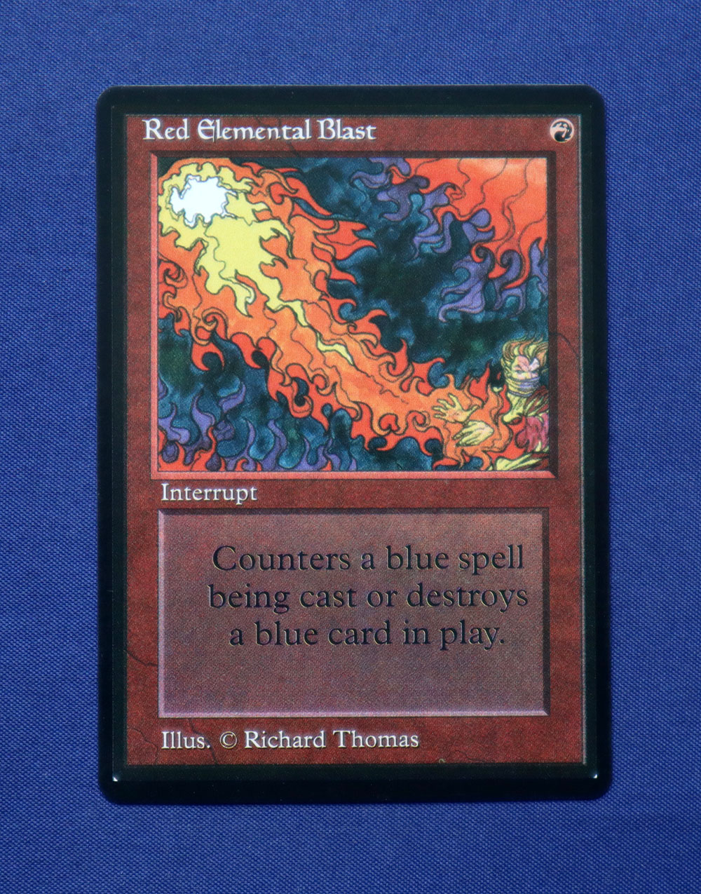 Red Elemental Blast regular from Limited Edition Beta (LEB) MTG