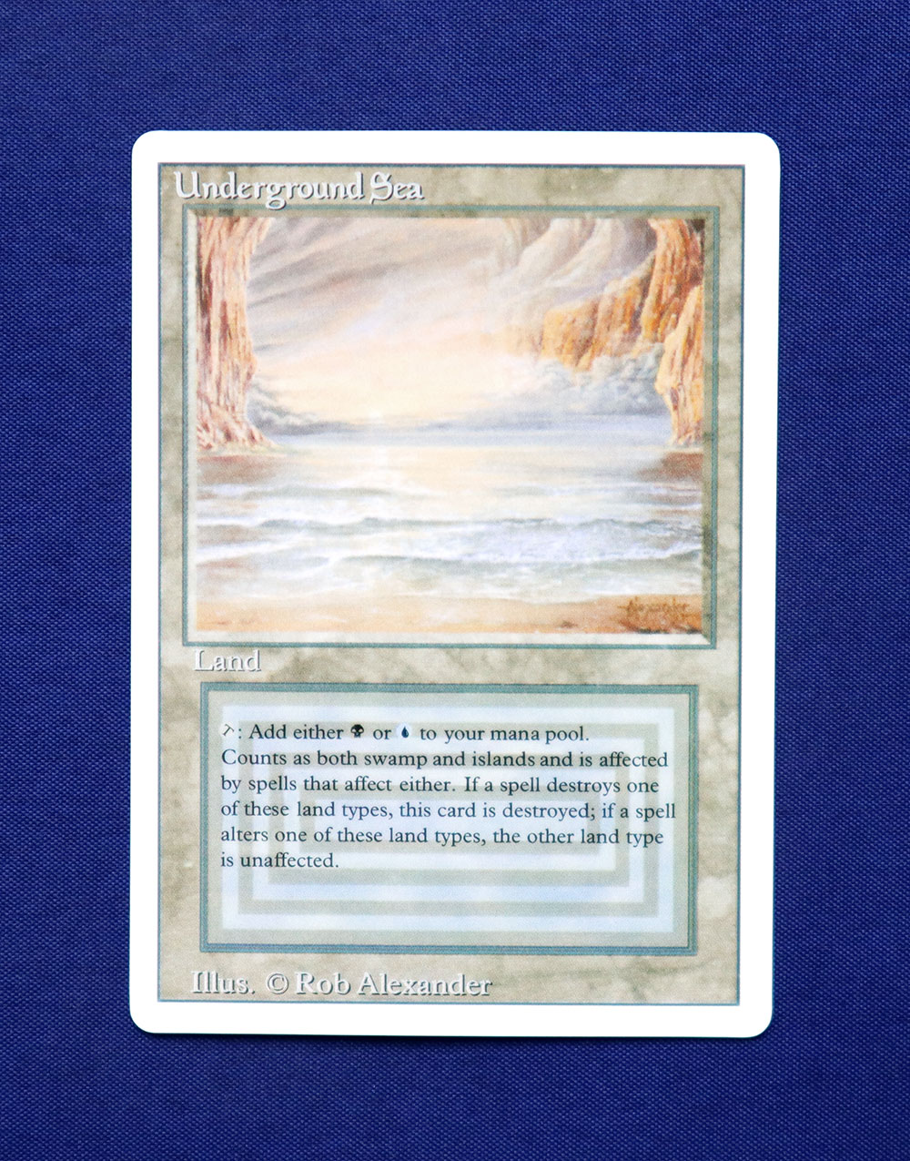 Underground Sea regular from Revised Edition (3ED) MTG Proxy