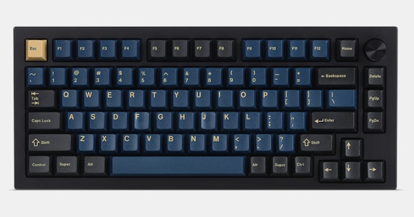 Drop + RedSuns GMK Blue Samurai Custom Keycap Set | Doubleshot ABS