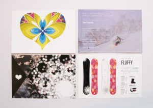 アートディレクション・デザイン】ガールズスノーボードブランド「fur