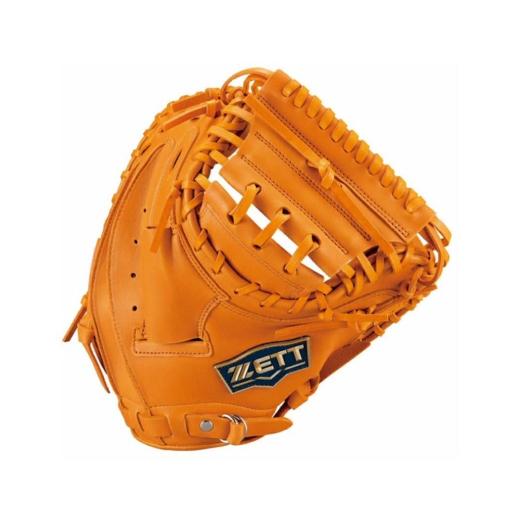 ゼット ZETT 硬式用キャッチャーミット 捕手用 一般 オレンジ 捕手