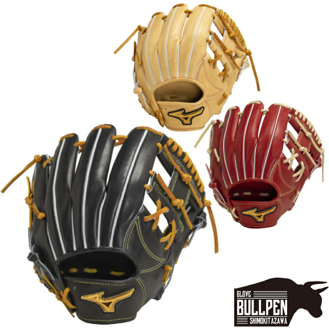 90s ミズノプロ ビッグM キップレザー 3Dテクノロジー 硬式内野用