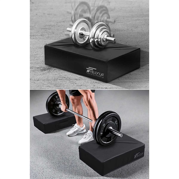 FIELDOOR ダンベルマット クッション ノーマルサイズ 60cm×40cm 厚さ