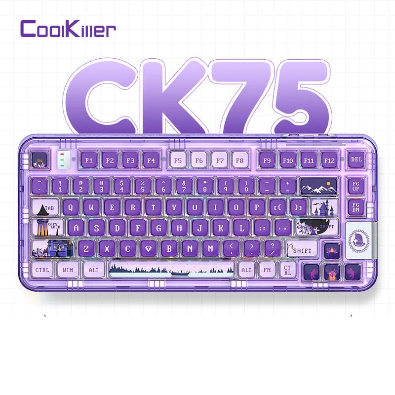 CoolKiller CK75 ピクセルフェアリーテイルメカニカルキーボード