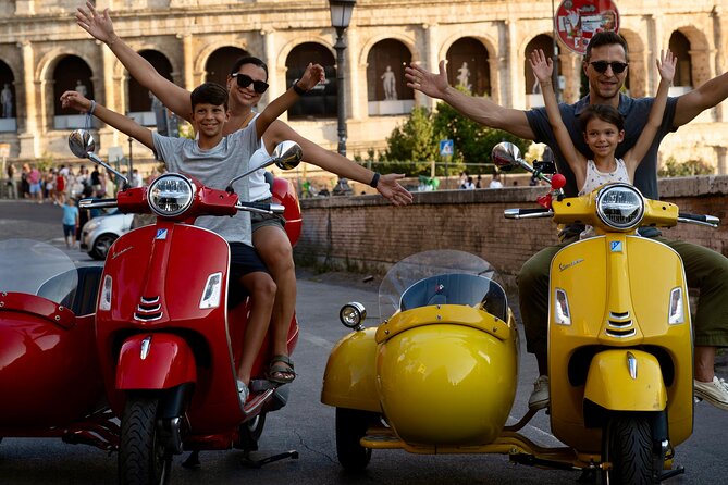 Rome City Highlights Small-Group Tour in a Vespa Sidecar 2026