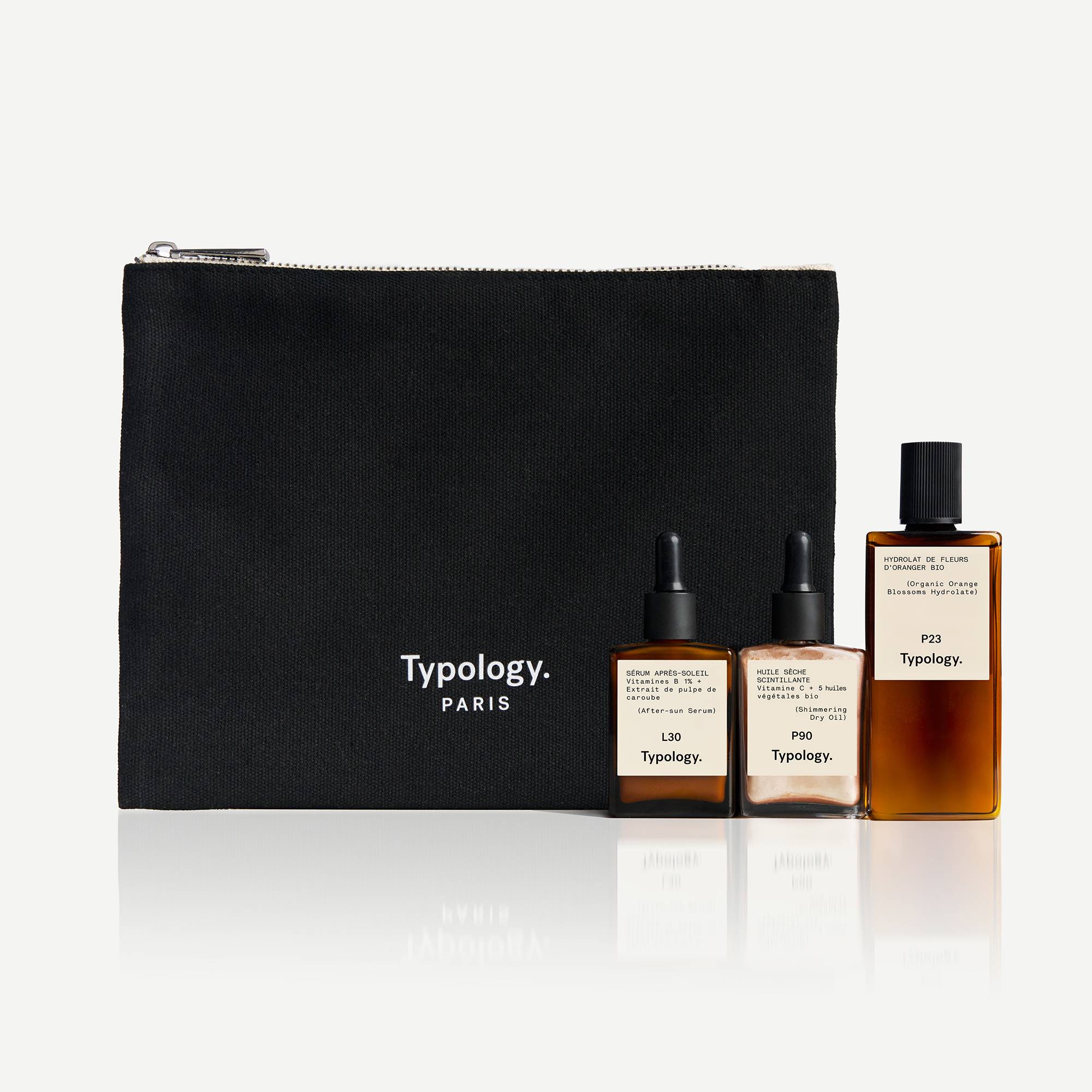 Kit Éclat & Réparation Après-Soleil — Typology