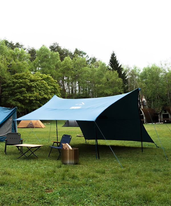 キャンプフリーク必見のtent-Mark DESIGNS 別注企画第2弾、焚火タープ