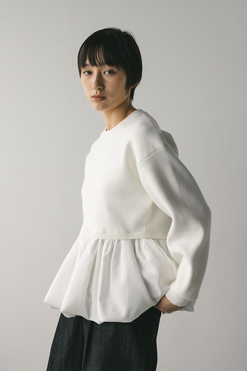 STYLEMIXER | ヘムバルーンニトトップ (ニット ) |SHEL'TTER WEBSTORE