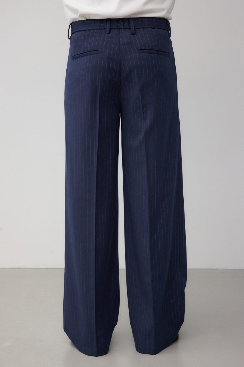 AZUL BY MOUSSY | ペンシルストライプワイドパンツ (パンツ ) |SHEL