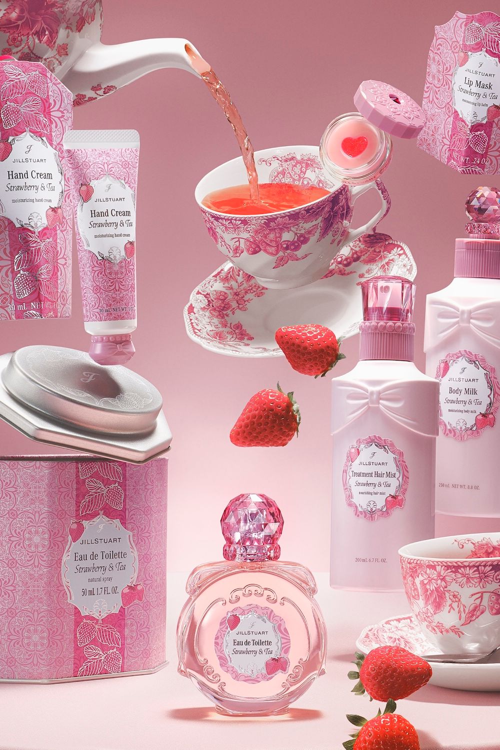 ジルスチュアートがストロベリー＆ティーの香りのコレクションを限定
