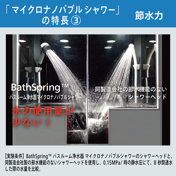 BathSpring バスルーム浄水器 マイクロナノバブル シャワー フィルター