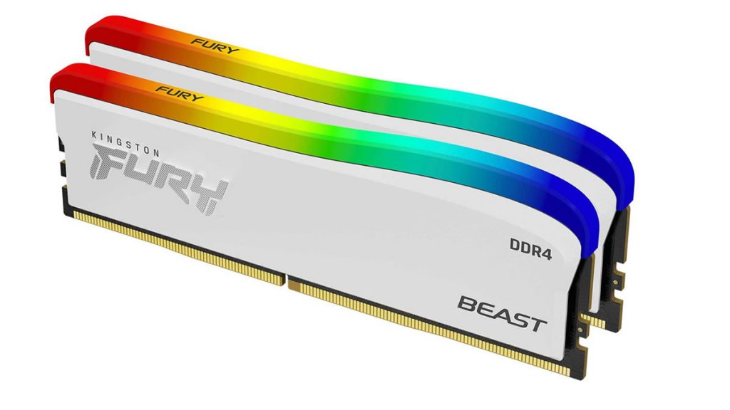 白さ際立つ、FURY Beast DDR4 RGBにホワイトカラー限定デザインの