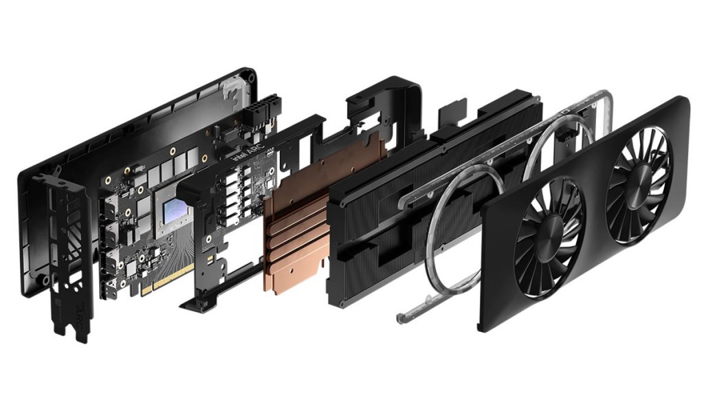Arc A7シリーズ最上位intel Arc A770 GPU搭載グラフィックスカード
