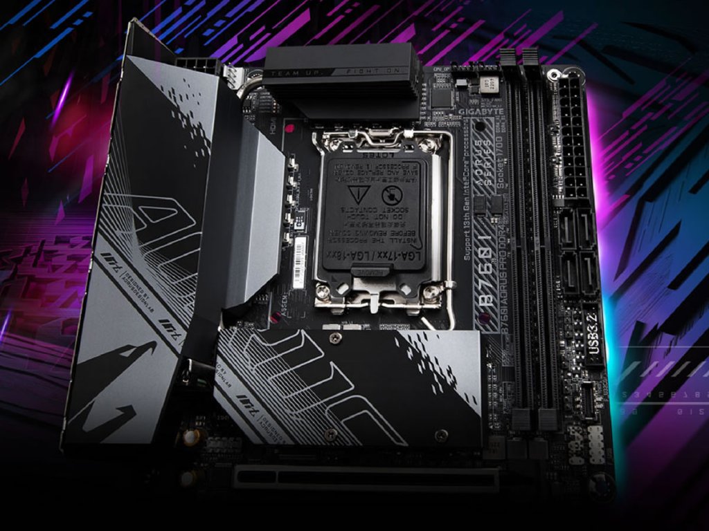 コンパクトに魅せるマザー、GIGABYTEからゲーマー向けB760搭載LGA1700