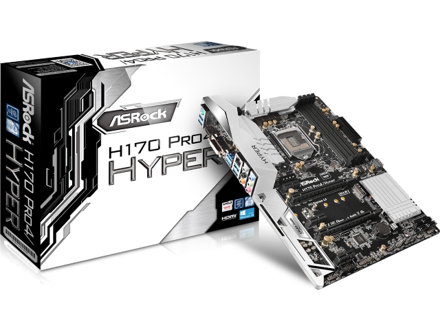 ASRock H170 Pro4/Hyper インテル 100シリーズ LGA1151対応 intel H170