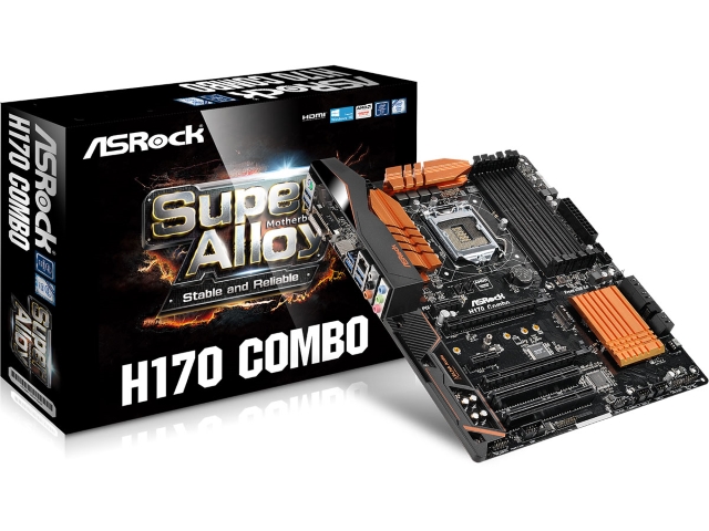ASRock H170 Combo インテル 100シリーズ LGA1151対応 intel H170