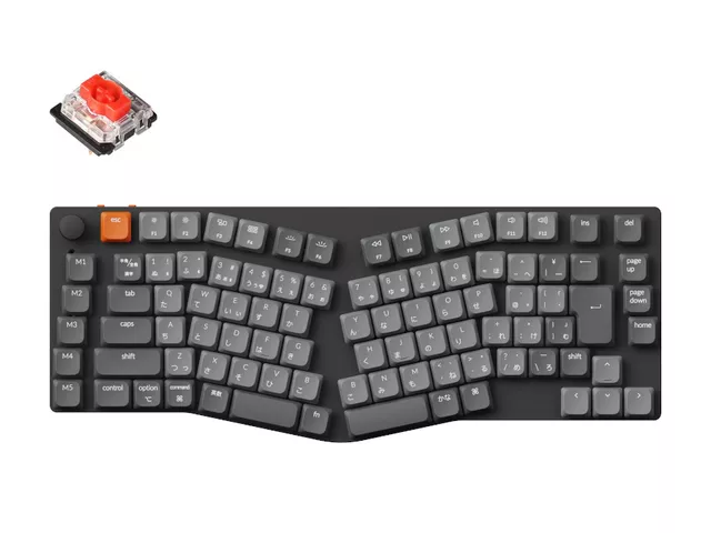 Keychron K15 Max(Aliceレイアウト) QMK ワイヤレス カスタム
