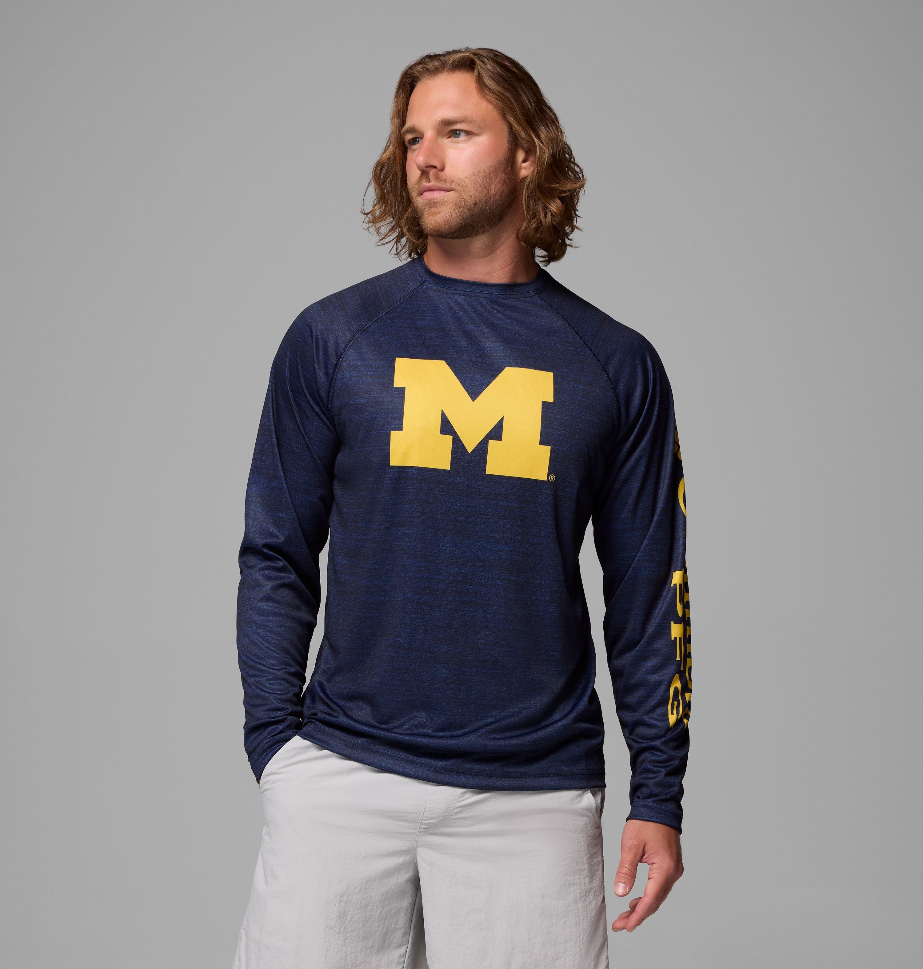 Men's Collegiate PFG Terminal Tackle Heather Long Sleeve Shirt