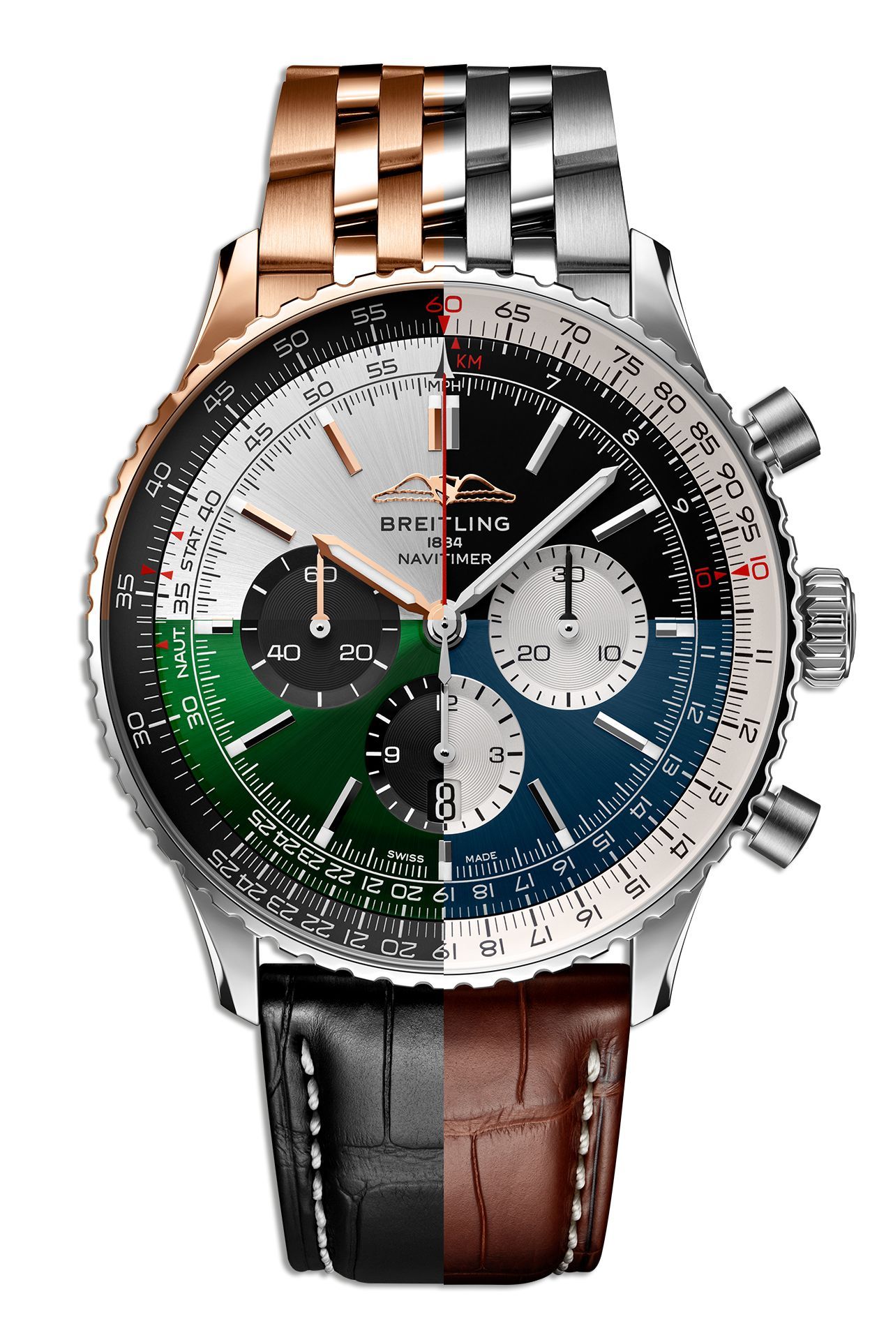 ブライトリング「ナビタイマー」──伝説の腕時計がポップでモダンに