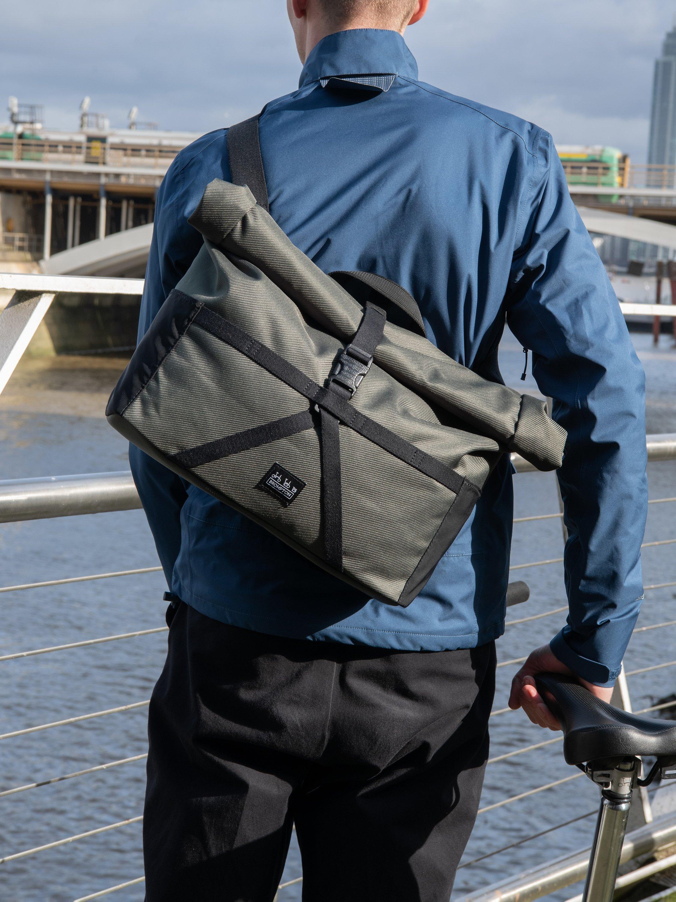 Brompton Borough Brompton Roll Top Bag Waxed Canvas Brompton