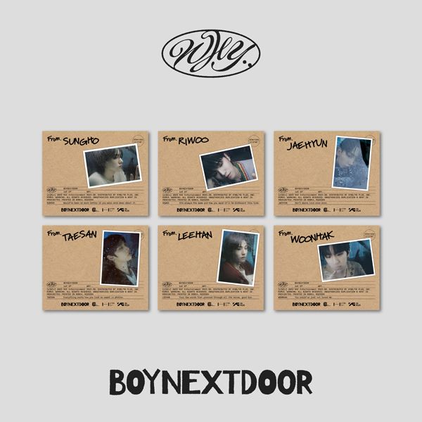 jp.ktown4u.com : BOYNEXTDOOR - 1st EP [WHY..] (LETTER ver