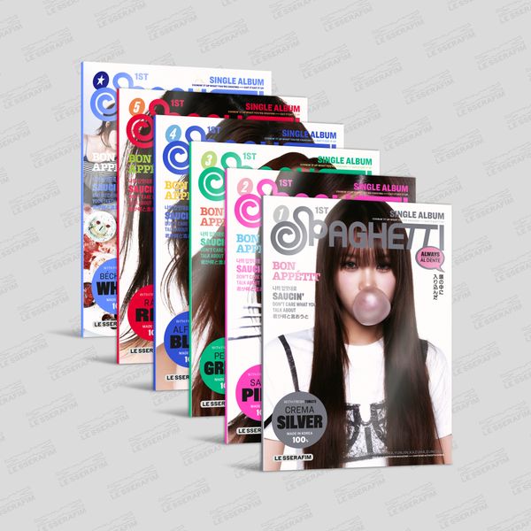 ktown4u.com : LE SSERAFIM - 1st Single Album [SPAGHETTI] (COMPACT