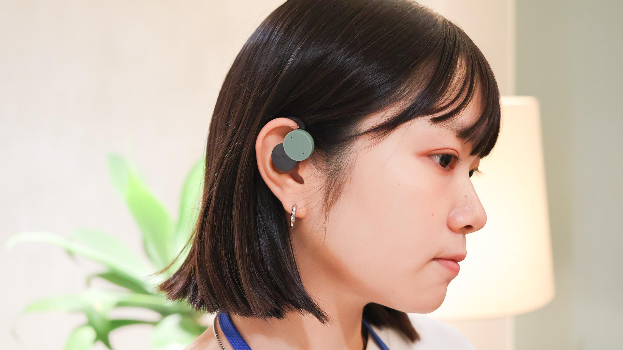 nwm nwm DOTS オープンイヤー型 完全ワイヤレスイヤホン ストーン