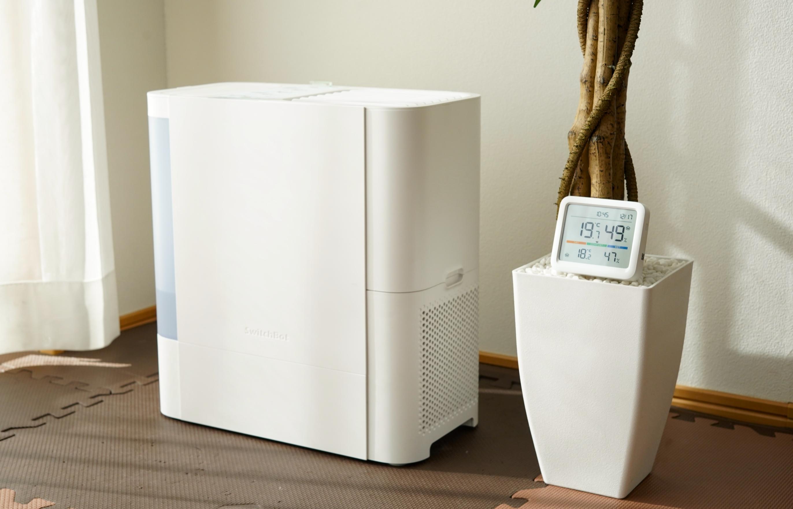 SwitchBotの加湿器＋温湿度計で「いつでも快適空間」が手間なく自動化