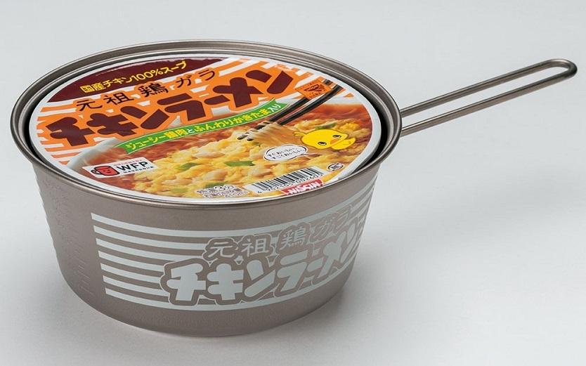 スノーピーク×チキンラーメンのクッカー!? これで作ったラーメンを山頂