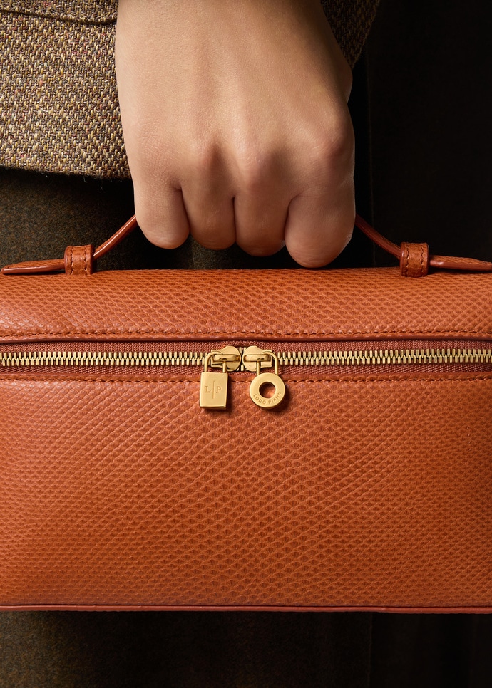 エクストラ・ポケット・L19 カロング革（ヤスリミズヘビ） サンダウン