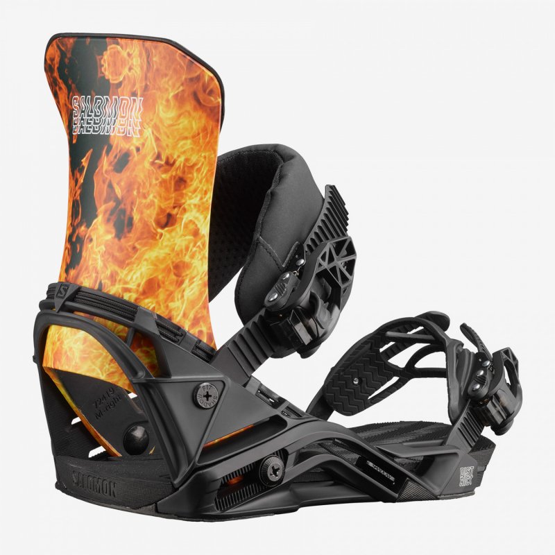 Salomon District Snowboard Binding - Heat - 193128401078