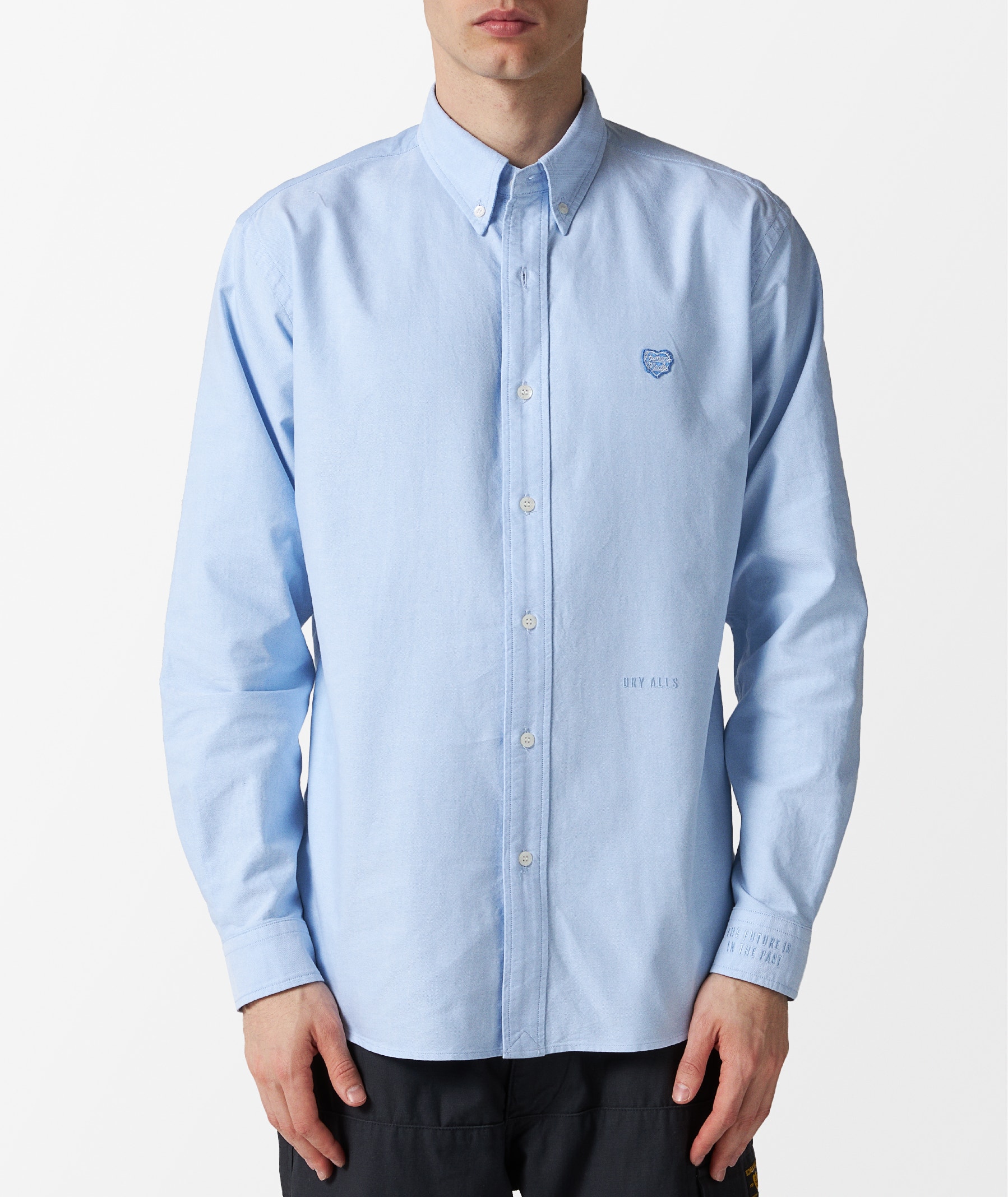 HUMAN MADE Oxford Shirt in Blue | SVD USA