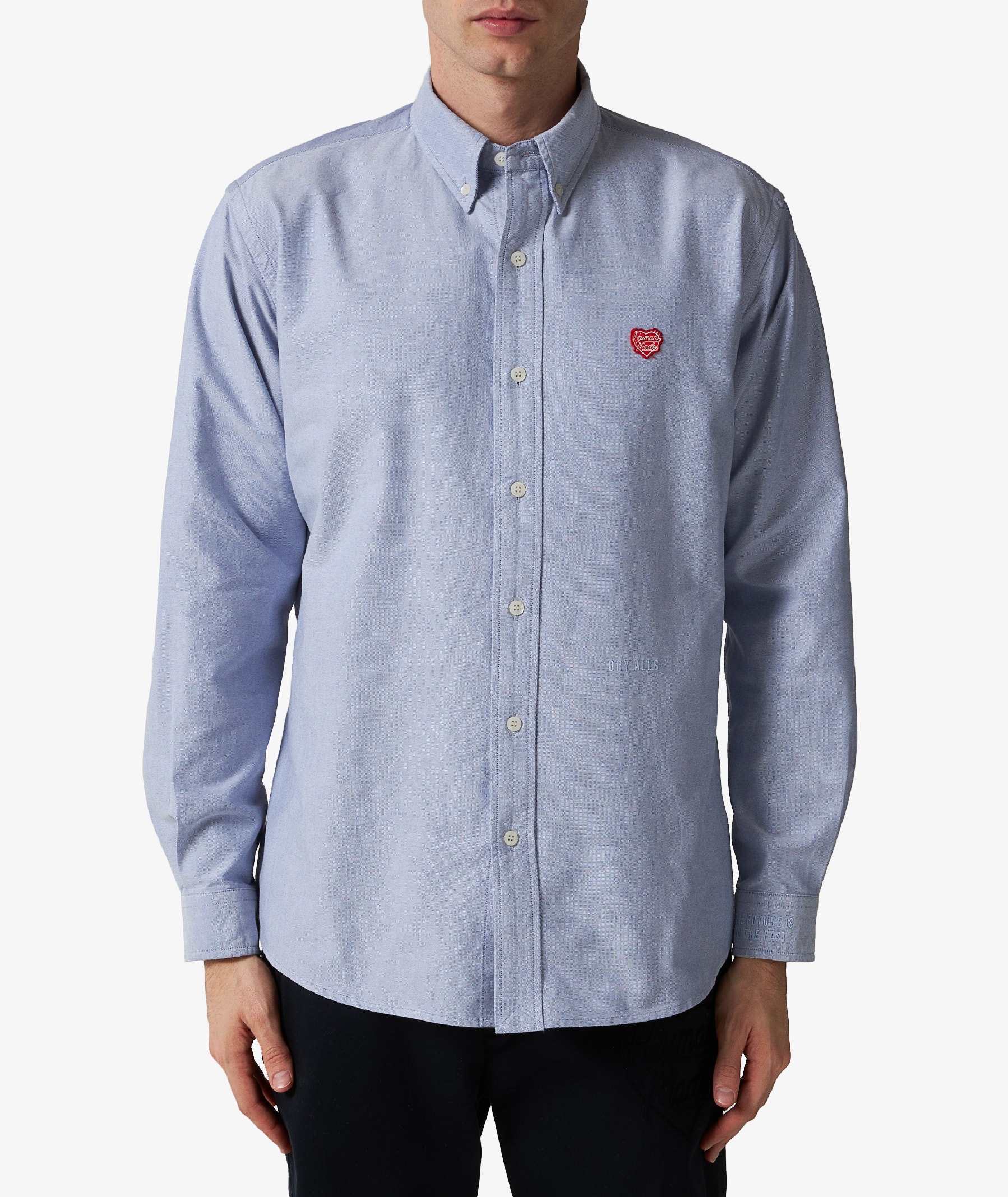 HUMAN MADE Oxford BD Shirt in Light Blue | SVD USA