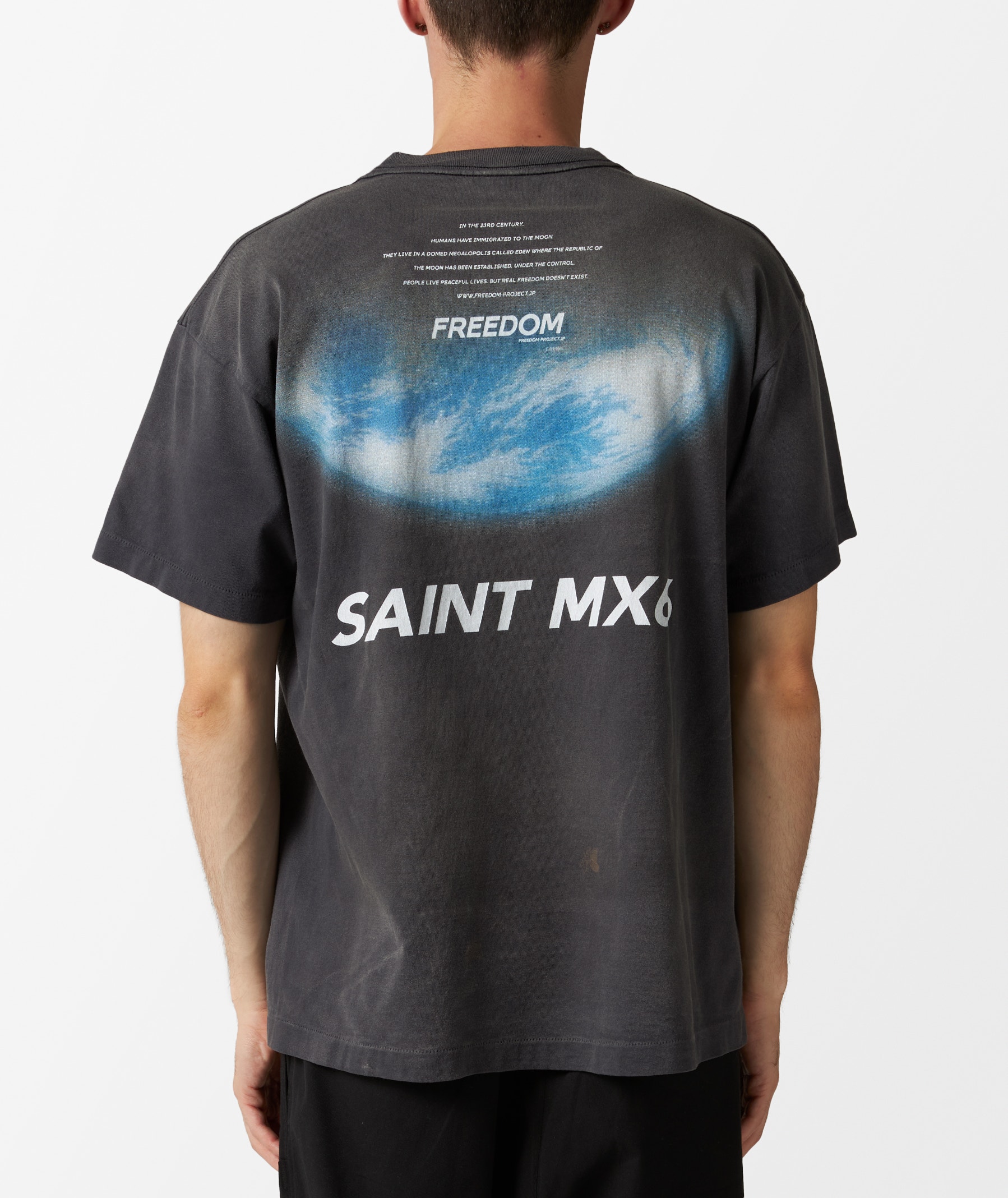SAINT Mxxxxxx Freedom T-Shirt in Gray | SVD USA