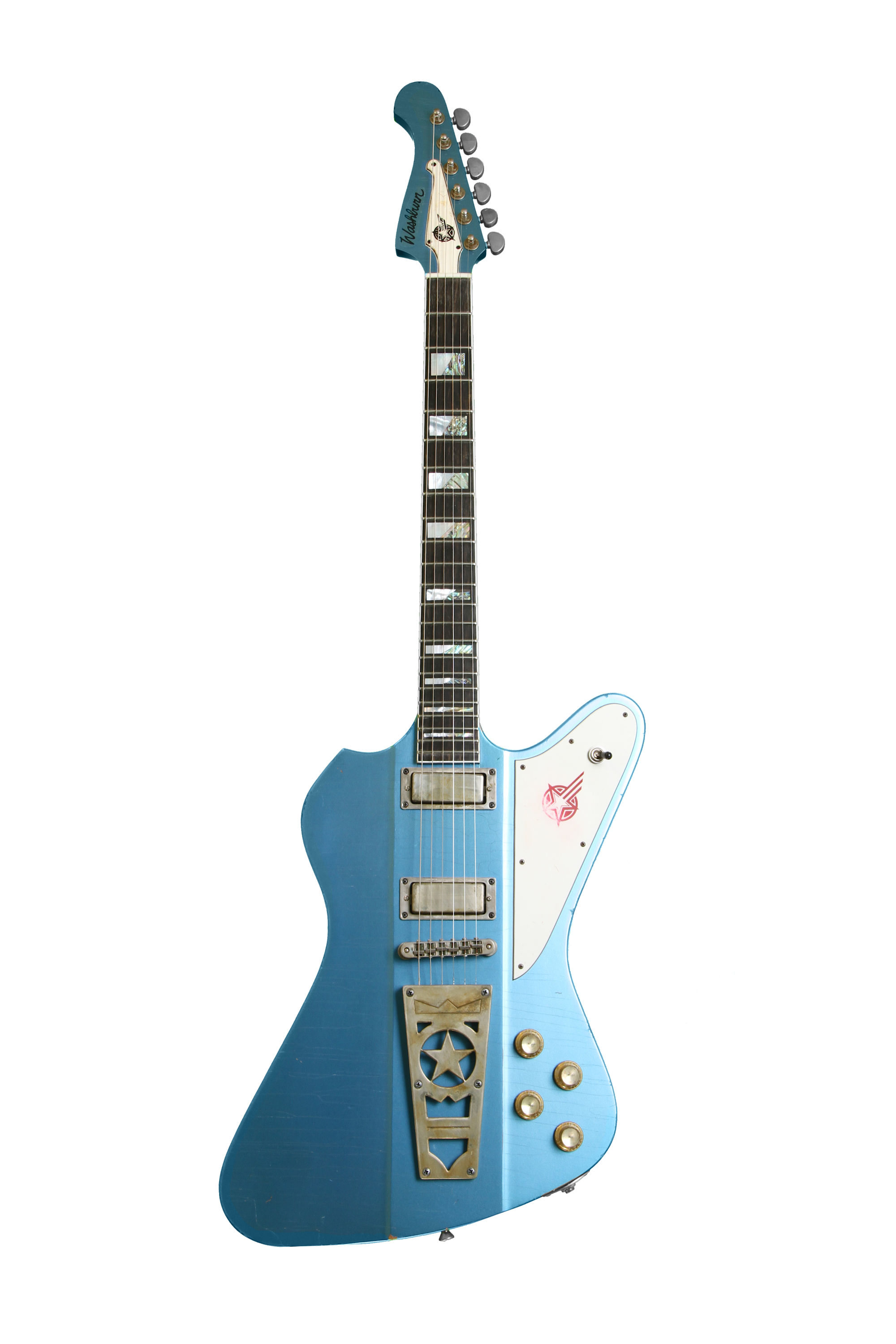 Washburn Paul Stanley Signature Time Traveler - Pelham Blue