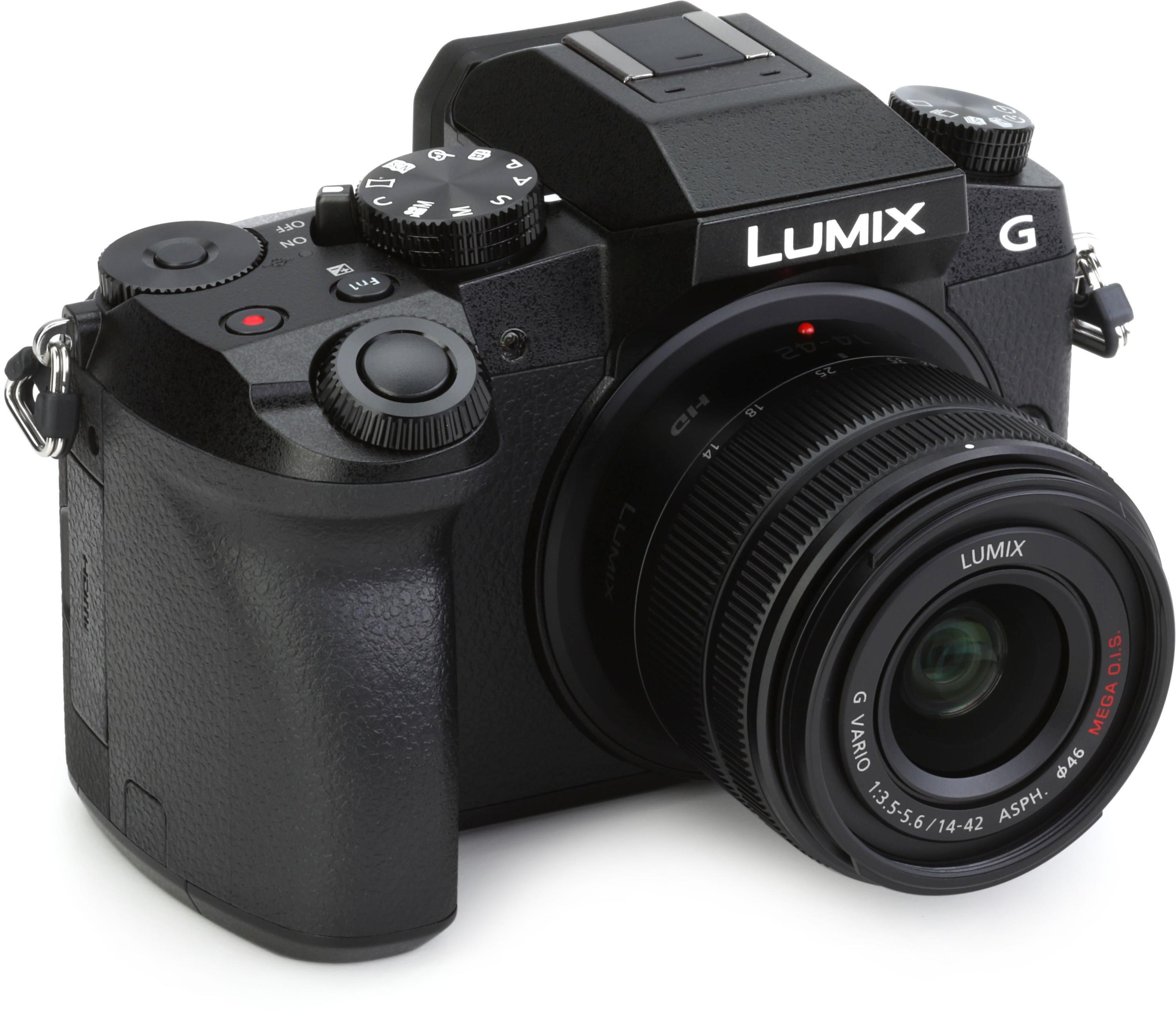 Panasonic Lumix G7 4K Mirrorless Camera with 14-42mm Lens | Sweetwater
