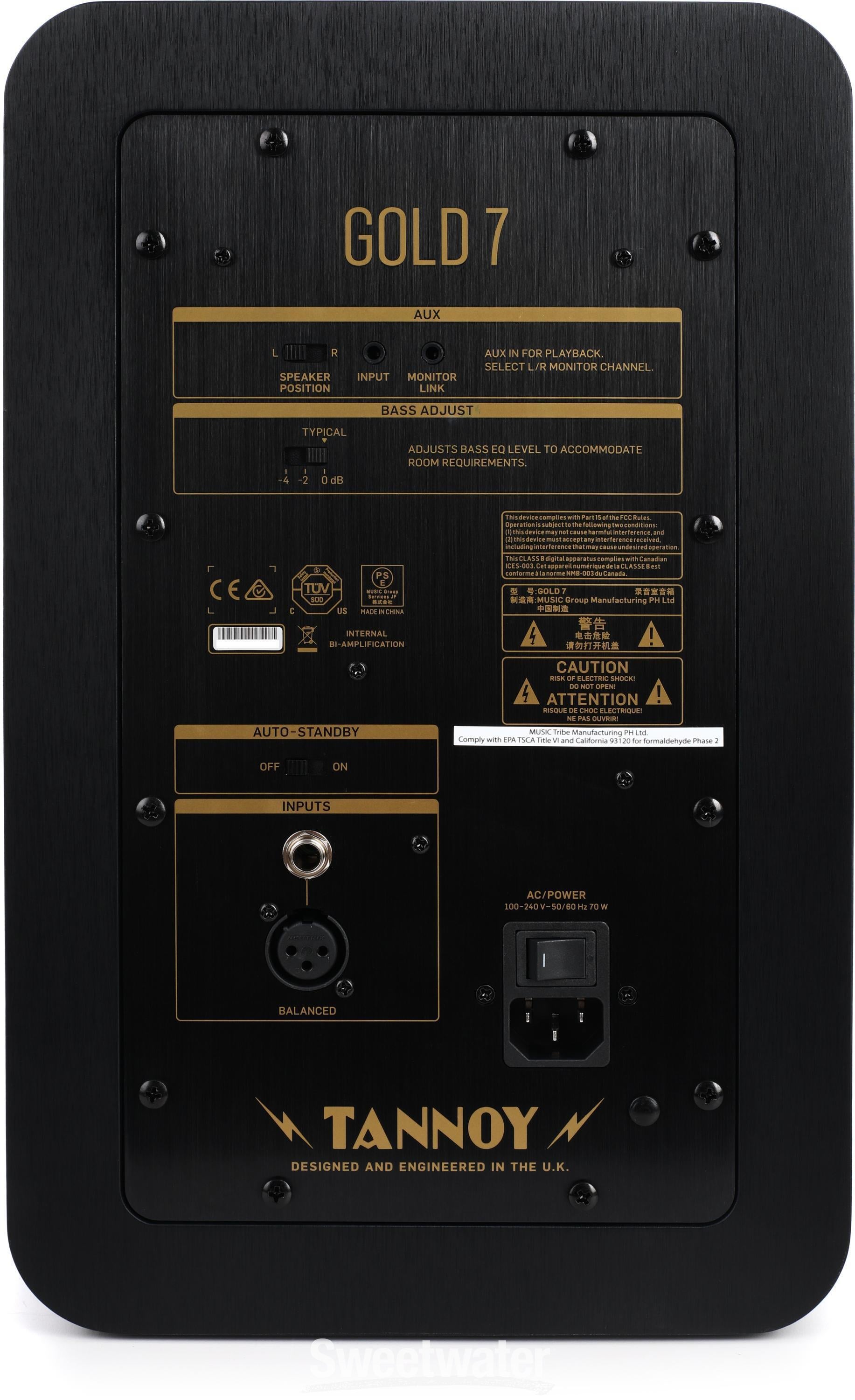 Tannoy GOLD 7 6.5-inch Powered Studio Monitor | Sweetwater